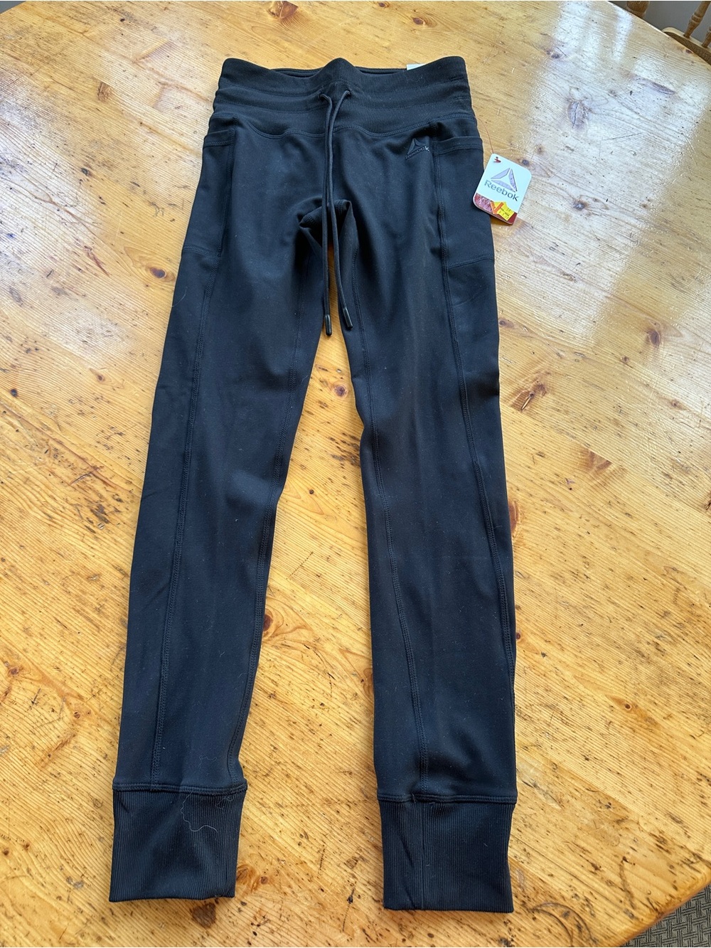 Reebok Kids' Black Athletic Joggers - XS